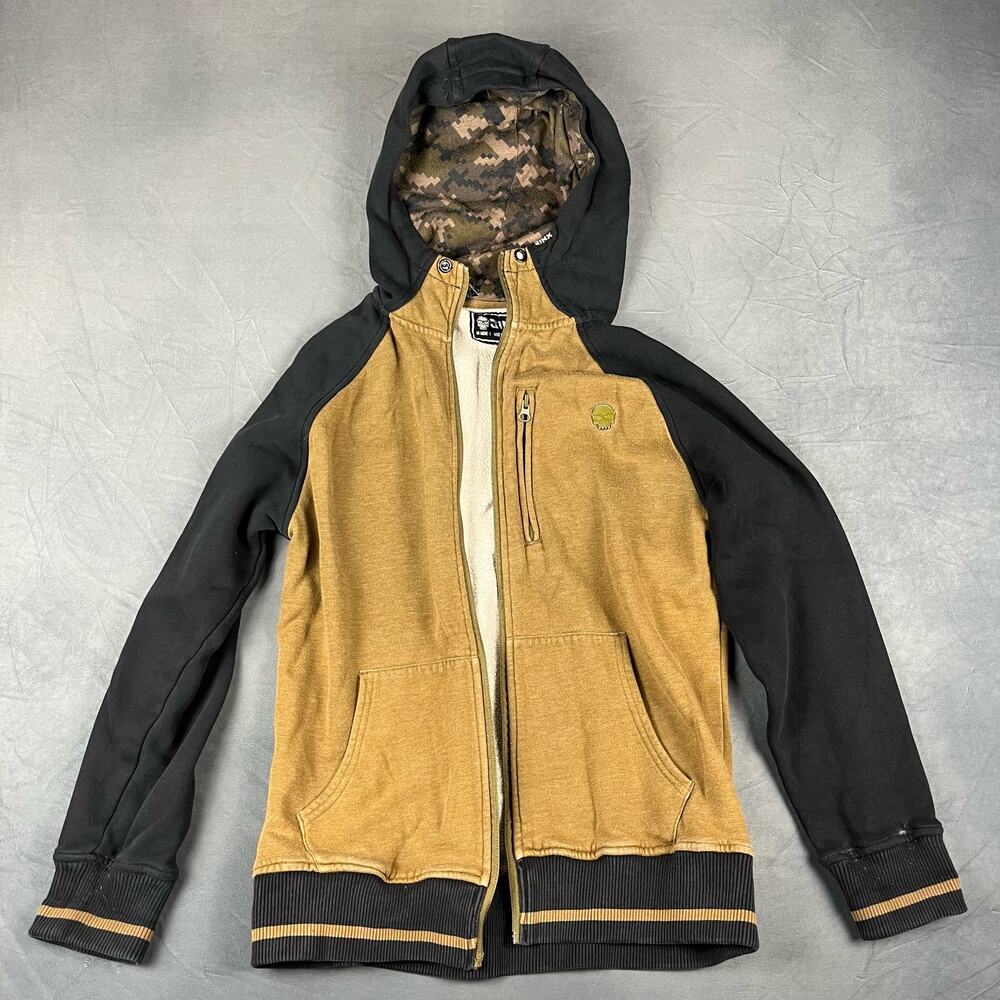 Digital Camo Sherpa Lined Hoodie J!nx JINX Medium Flaws Skater Streetwear Cozy